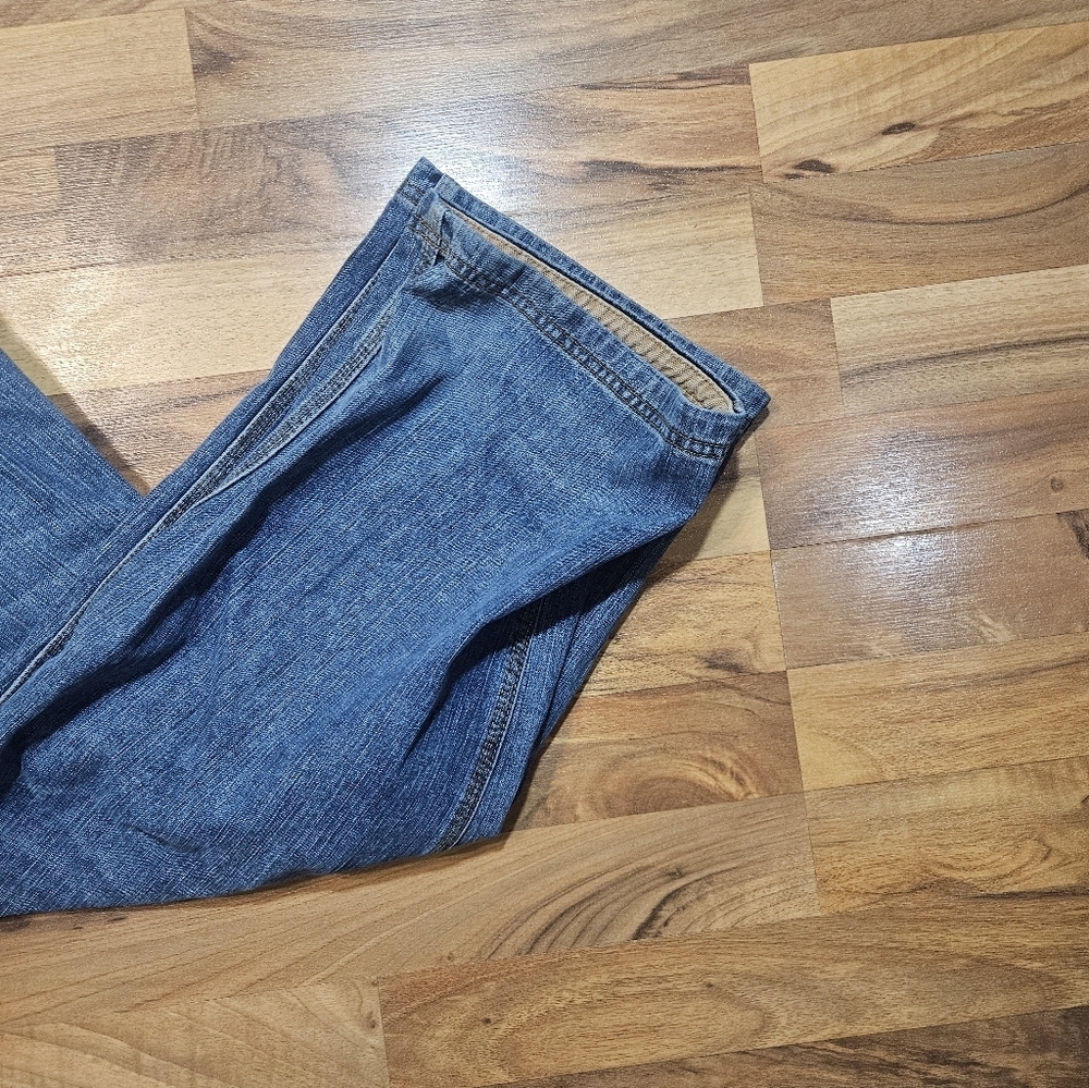 Duluth Trading Co Flex Ballroom Jeans 44x30 Men’s Relaxed Workwear Denim Blue - Picture 2 of 11